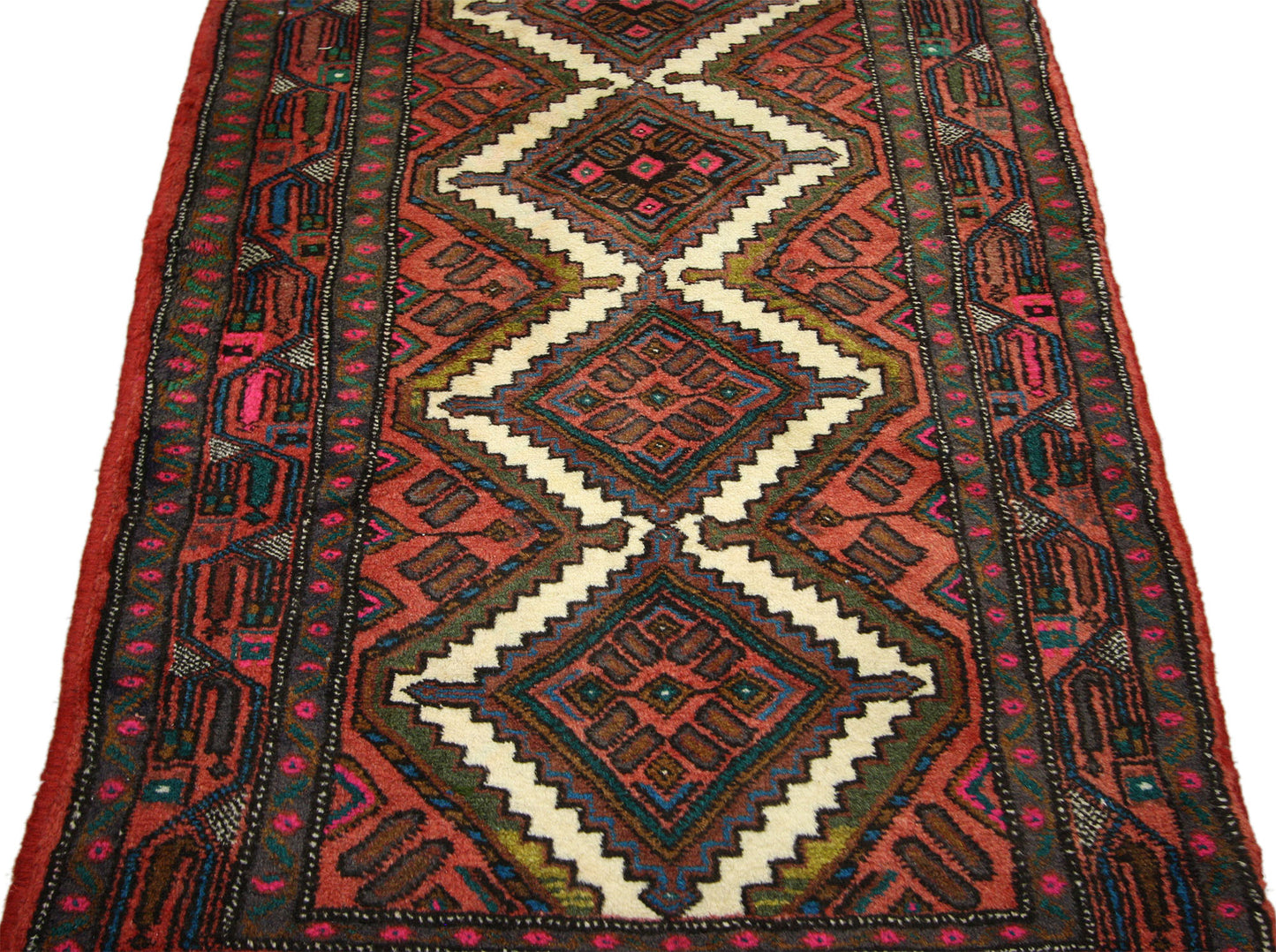 3 x 10 Vintage Hamadan Rug 60230