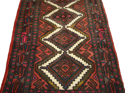 3 x 10 Vintage Hamadan Rug 60230