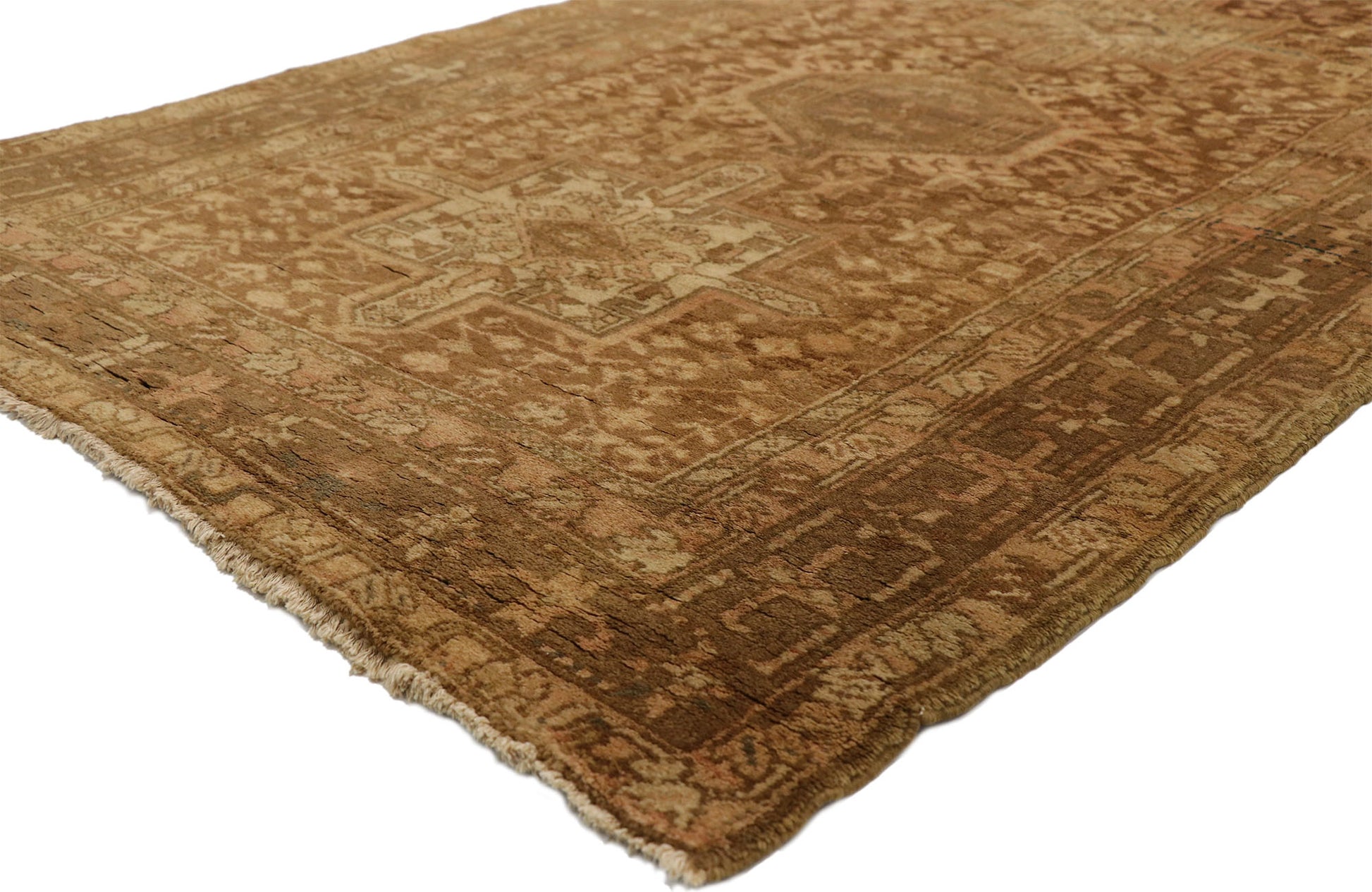4 x 13 Vintage Persian Karaja Heriz Runner 60241