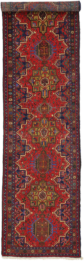 4 x 13 Vintage Persian Heriz Rug 60243