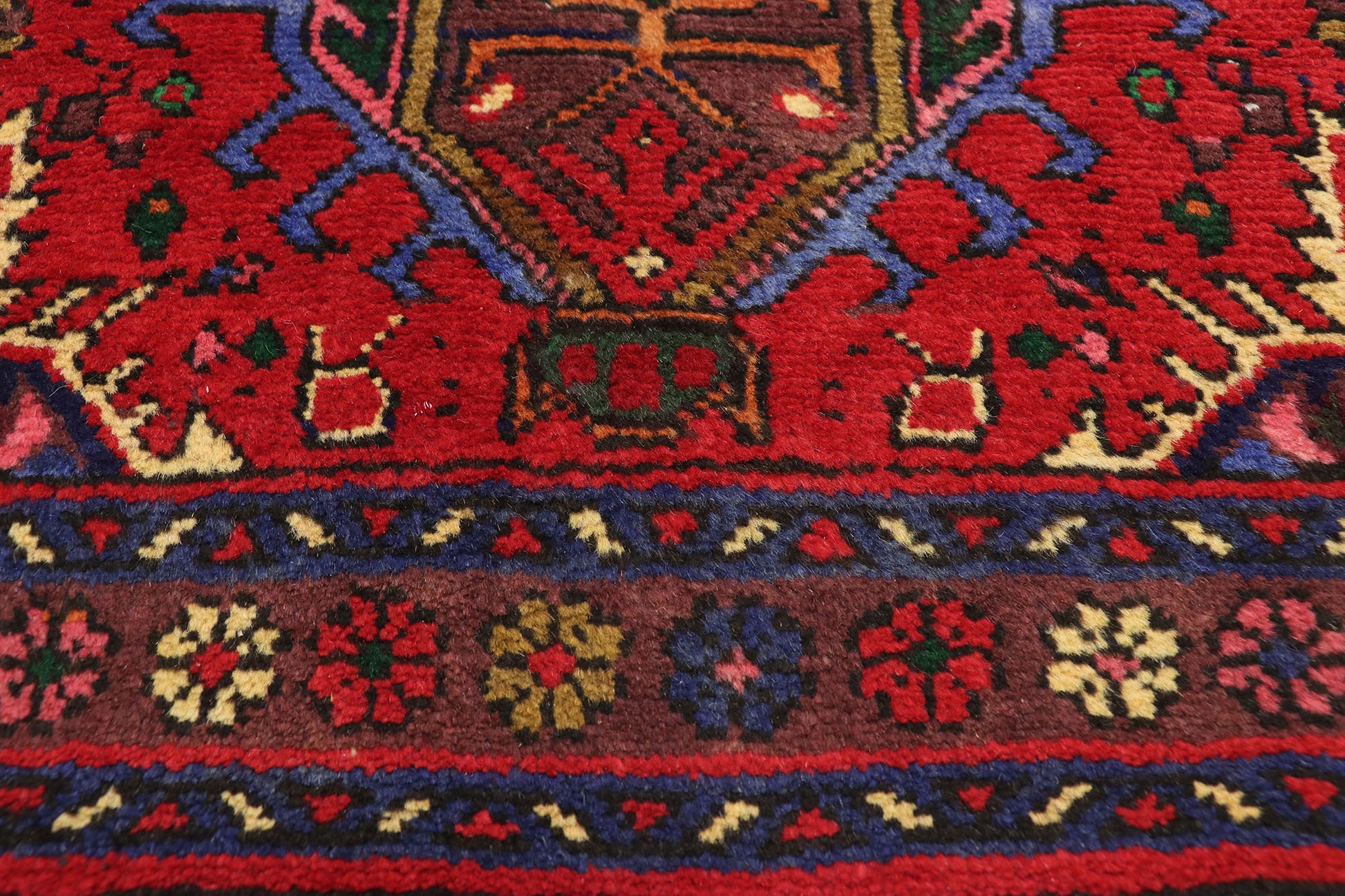 4 x 13 Vintage Persian Heriz Rug 60243