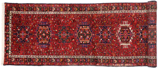 4 x 14 Vintage Heriz Rug 60254