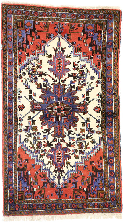 3 x 6 Vintage Heriz Rug 60322