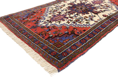 3 x 6 Vintage Heriz Rug 60322