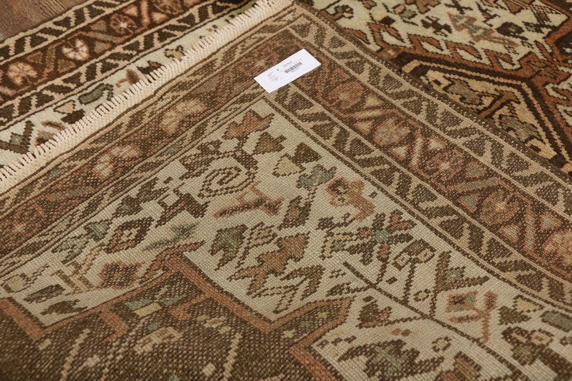 3 x 5 Vintage Persian Karaja Heriz Rug 60331