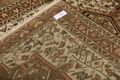 3 x 5 Vintage Persian Karaja Heriz Rug 60331