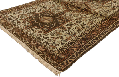 3 x 5 Vintage Persian Karaja Heriz Rug 60331