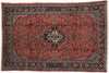7 x 10 Vintage Persian Mehraban Rug 60340