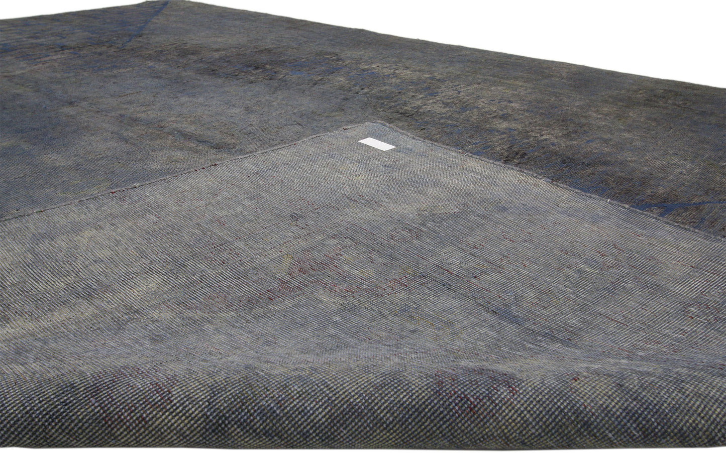 8 x 11 Vintage Distressed Overdyed Rug 60602