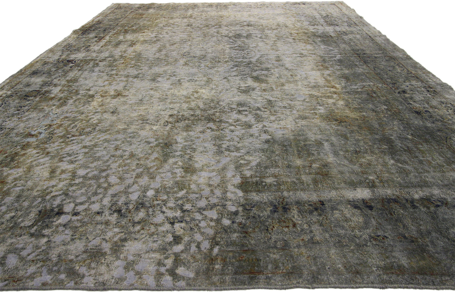 9 x 13 Vintage Overdyed Rug 60606