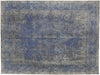 10 x 13 Vintage Distressed Overdyed Rug 60610