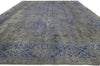 10 x 13 Vintage Distressed Overdyed Rug 60610