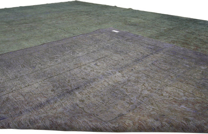 10 x 13 Vintage Overdyed Rug 60615