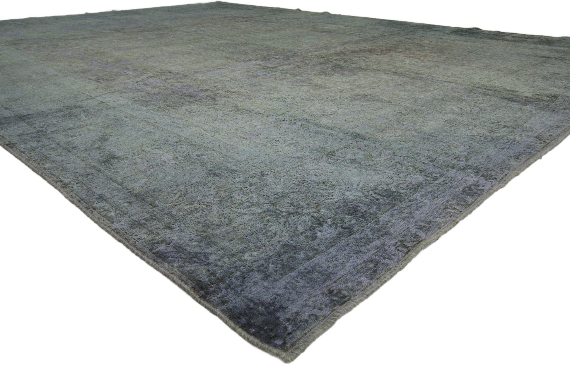 10 x 13 Vintage Overdyed Rug 60615