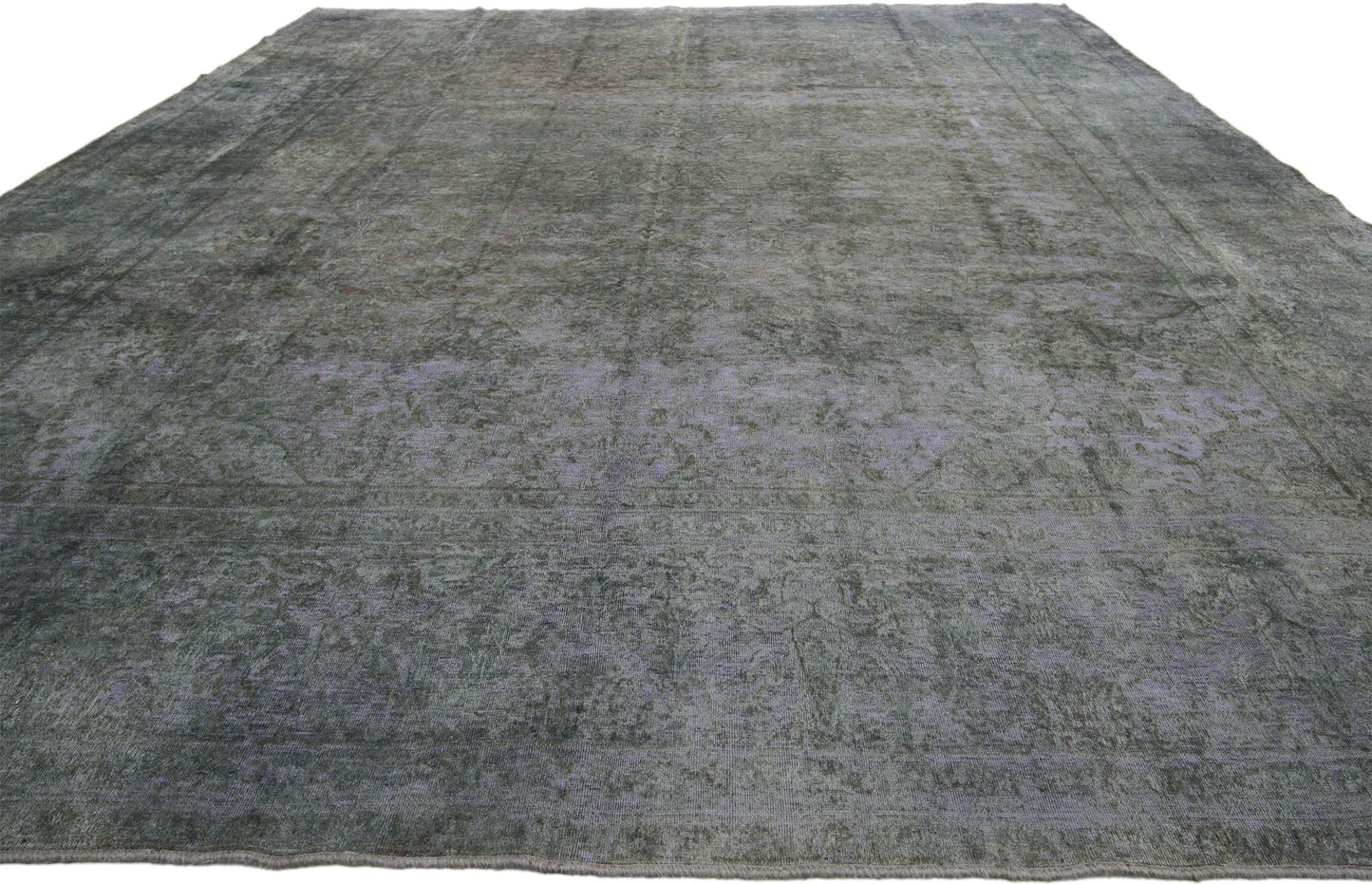 10 x 13 Vintage Overdyed Rug 60615