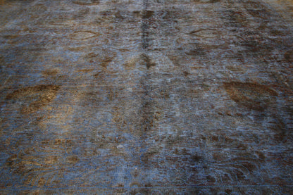 9 x 11 Vintage Turkish Overdyed Rug 60628
