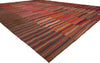 9 x 12 Vintage Turkish Striped Kilim Rug 60646