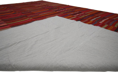 9 x 12 Vintage Turkish Striped Kilim Rug 60650