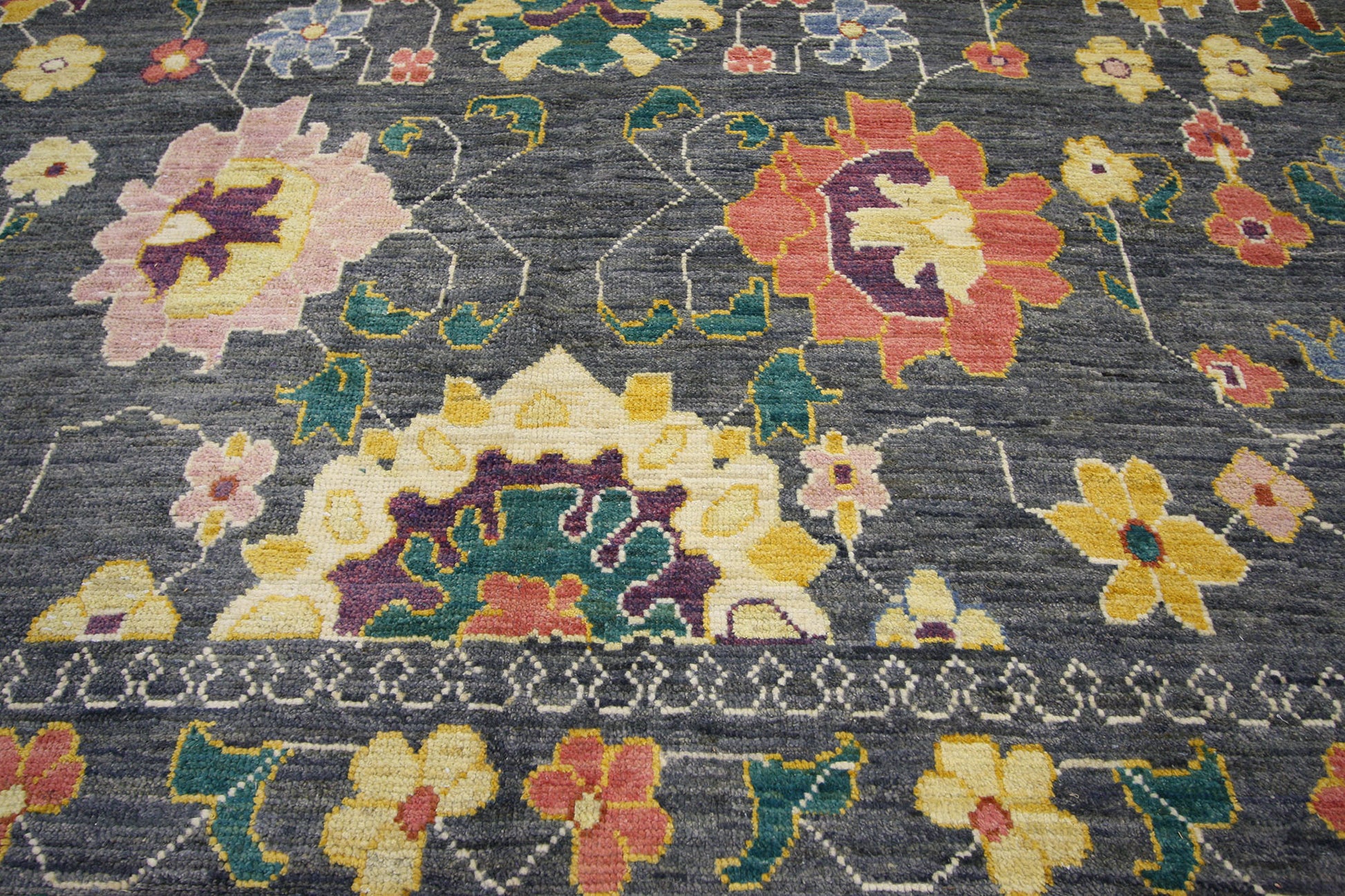 12 x 17 Colorful Turkish Oushak Rug 60656