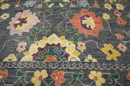 12 x 17 Colorful Turkish Oushak Rug 60656
