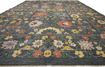 12 x 17 Colorful Turkish Oushak Rug 60656