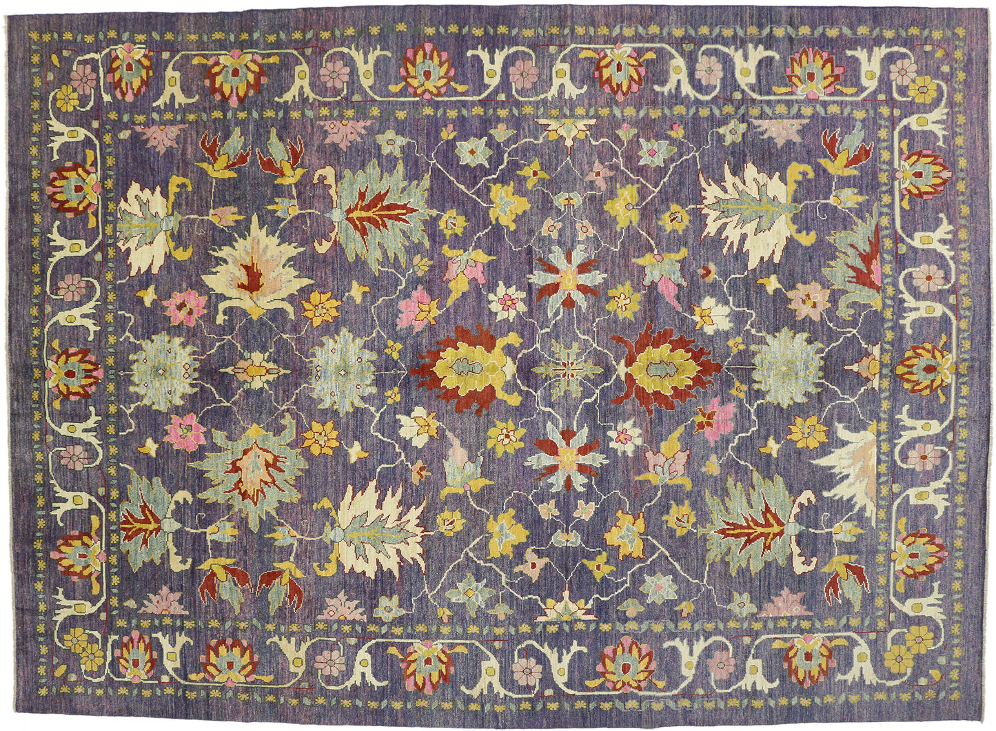 11 x 16 Contemporary Oushak Rug 60657