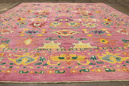 12 x 17 Contemporary Oushak Rug 60661