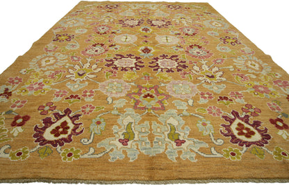 8 x 11 Contemporary Turkish Oushak Rug 60665
