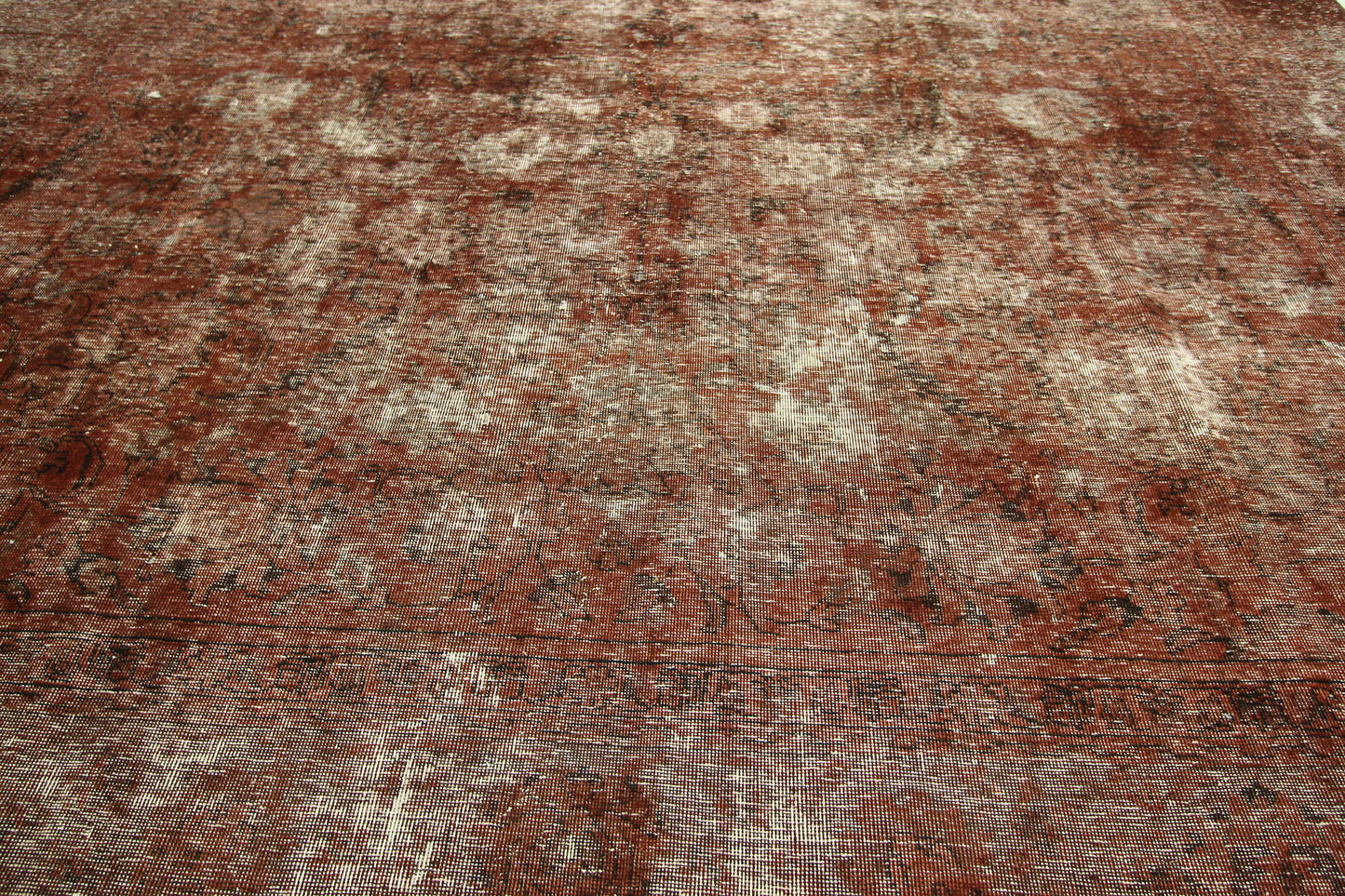 9 x 11 Vintage Turkish Overdyed Rug 60667