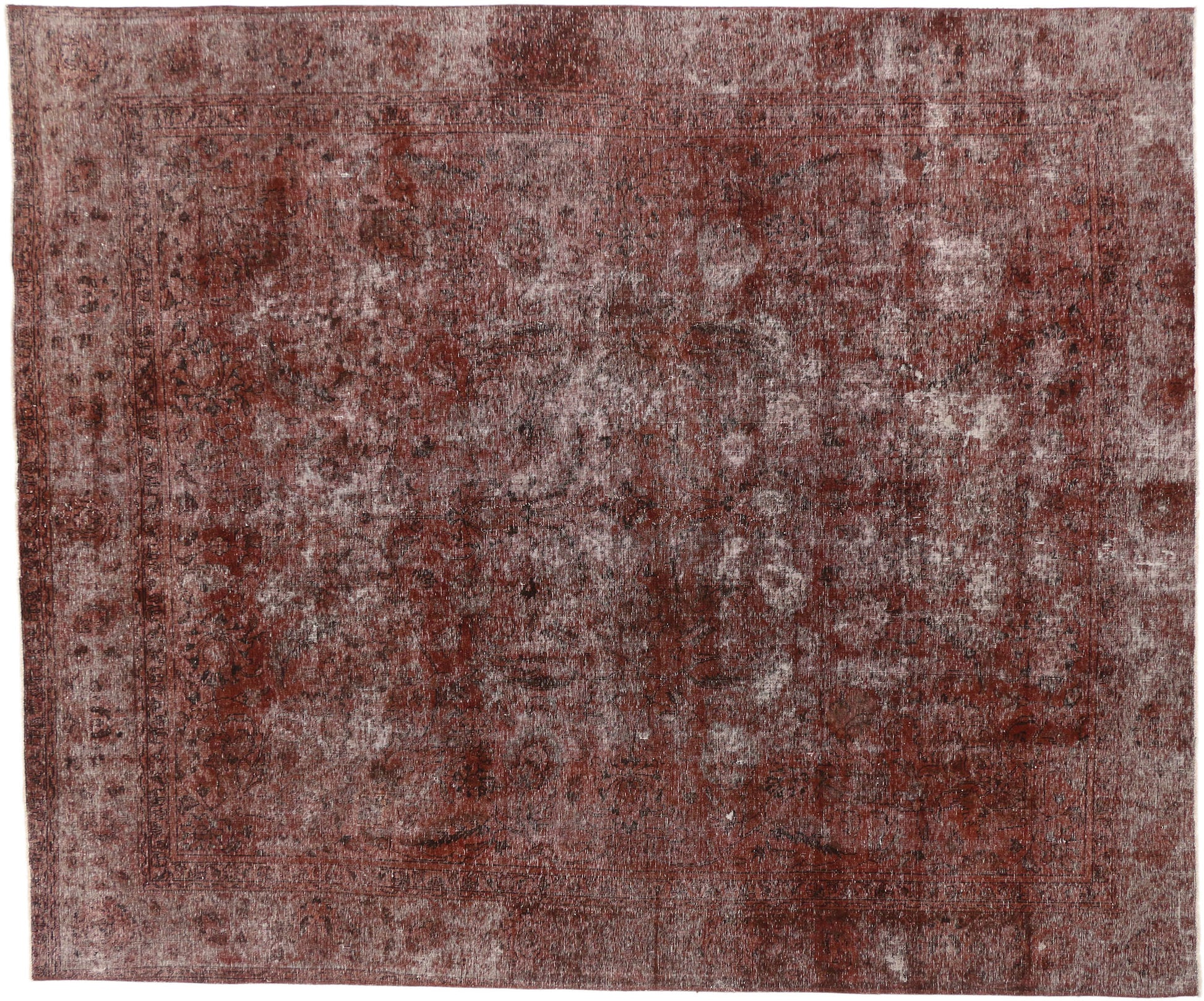 9 x 11 Vintage Turkish Overdyed Rug 60667