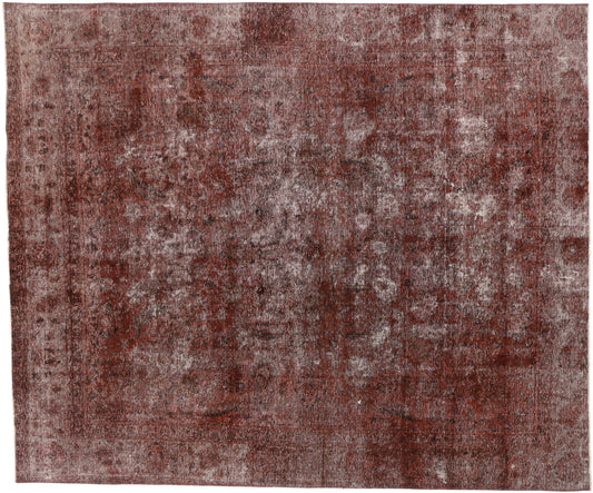 9 x 11 Vintage Turkish Overdyed Rug 60667