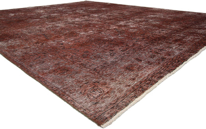 9 x 11 Vintage Turkish Overdyed Rug 60667