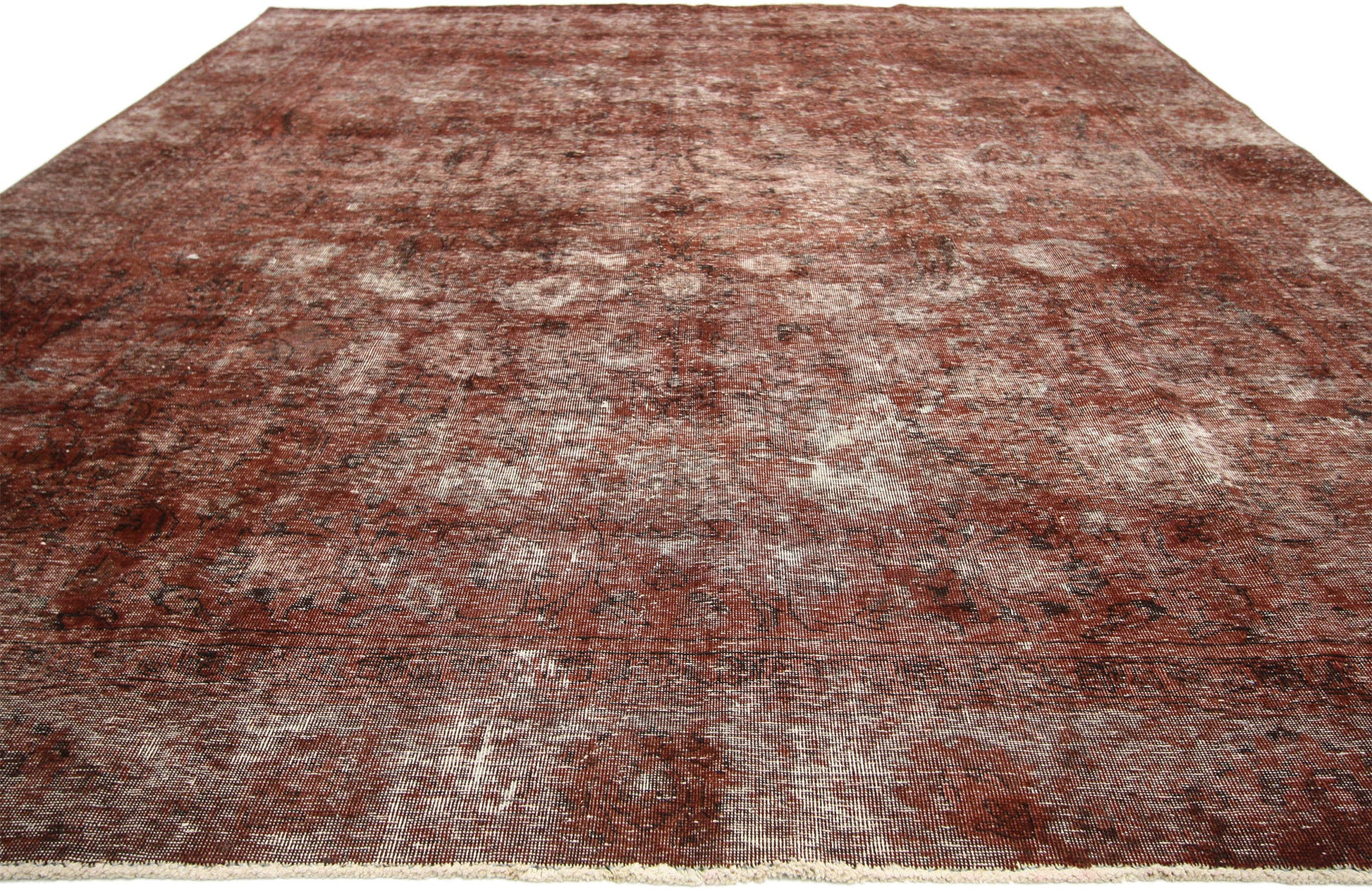 9 x 11 Vintage Turkish Overdyed Rug 60667