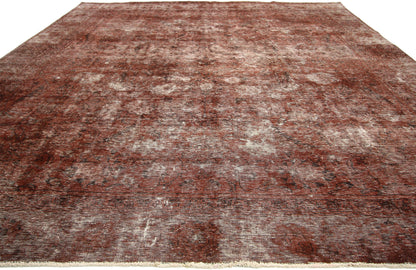 9 x 11 Vintage Turkish Overdyed Rug 60667