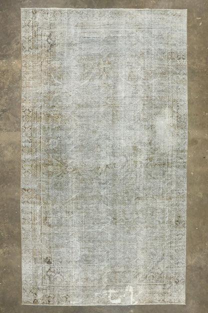 9 x 17 Distressed Vintage Turkish Rug 60670