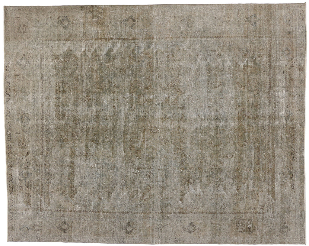 9 x 12 Vintage Overdyed  Rug 60672