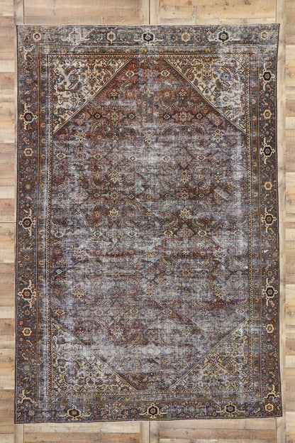 8 x 13 Antique Persian Mahal Rug 60673
