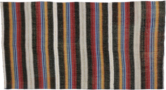 5 x 9 Vintage Turkish Kilim Rug 60677