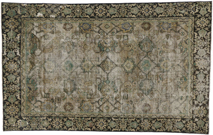 6 x 10 Antique Persian Mahal Rug 60681