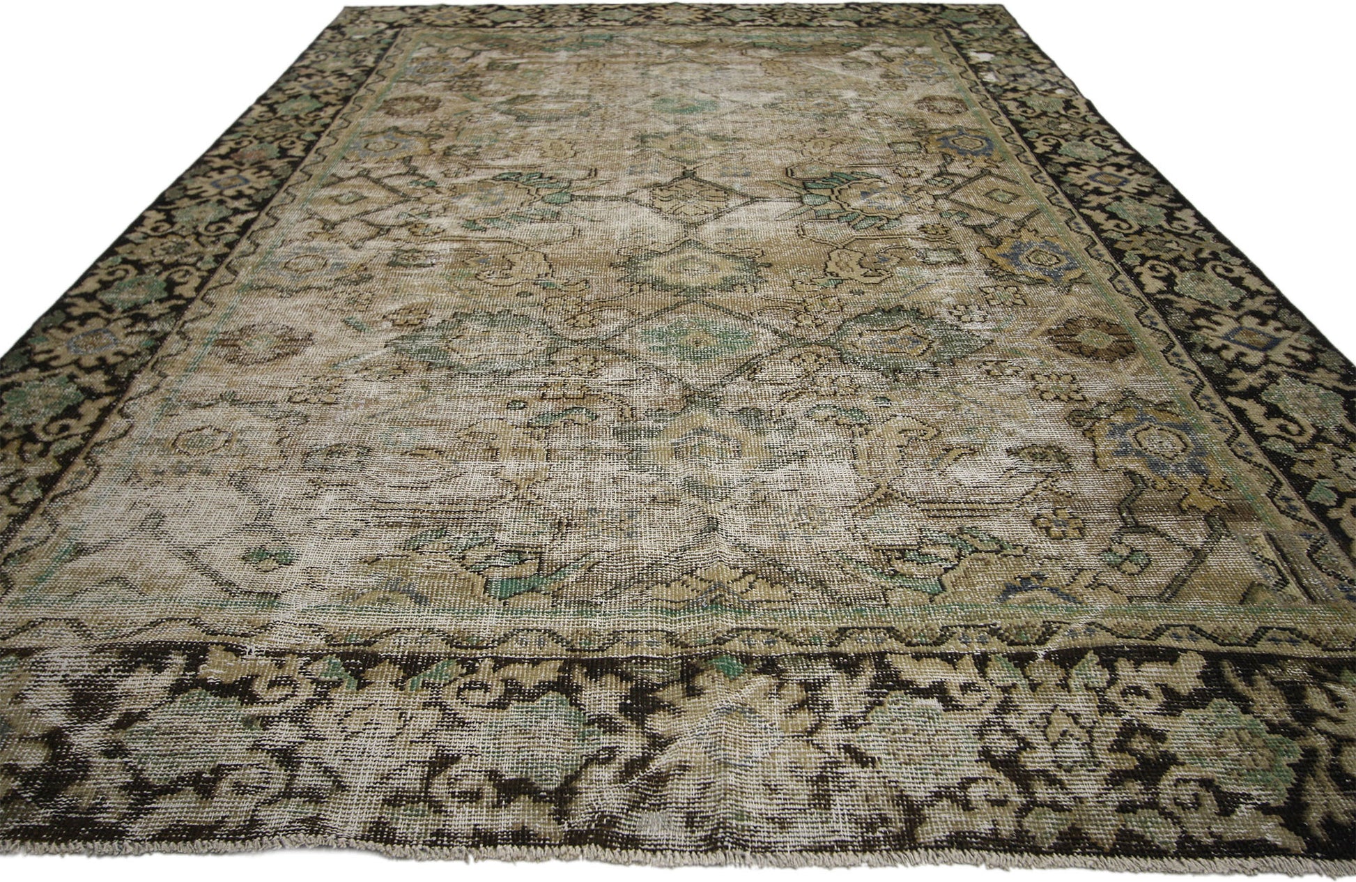 6 x 10 Antique Persian Mahal Rug 60681