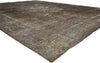 9 x 12 Vintage Distressed Overdyed Rug 60683