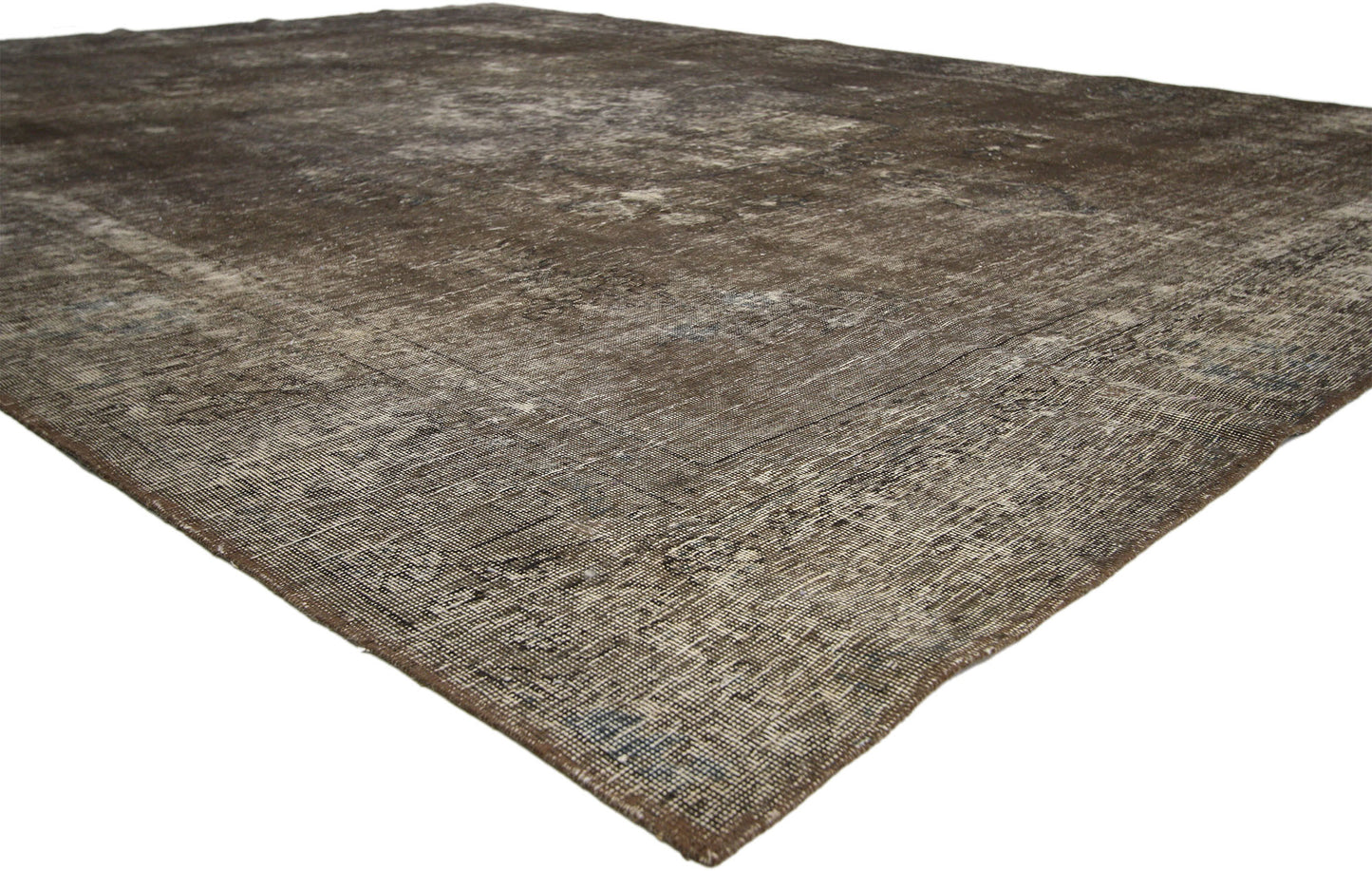 9 x 12 Vintage Distressed Overdyed Rug 60683