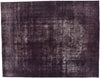 9 x 12 Vintage Distressed Overdyed Rug 60695