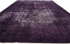 9 x 12 Vintage Distressed Overdyed Rug 60695