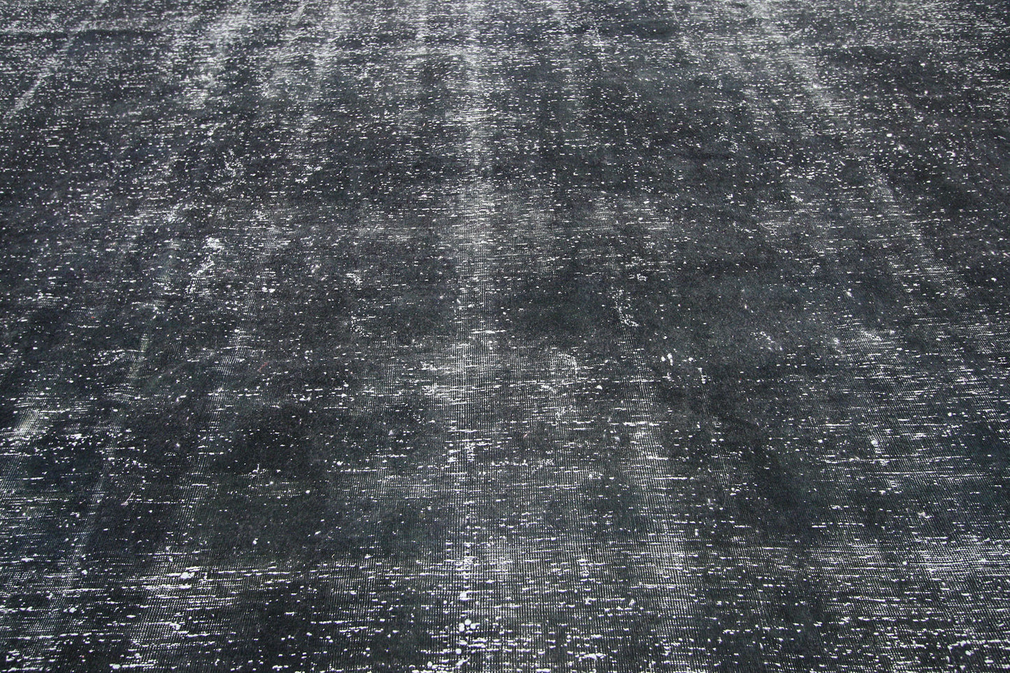 9 x 12 Vintage Distressed Overdyed Rug 60697