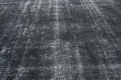 9 x 12 Vintage Distressed Overdyed Rug 60697