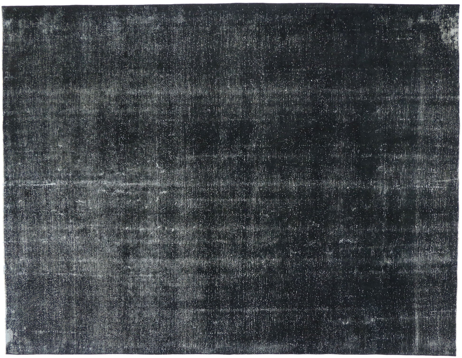 9 x 12 Vintage Distressed Overdyed Rug 60697