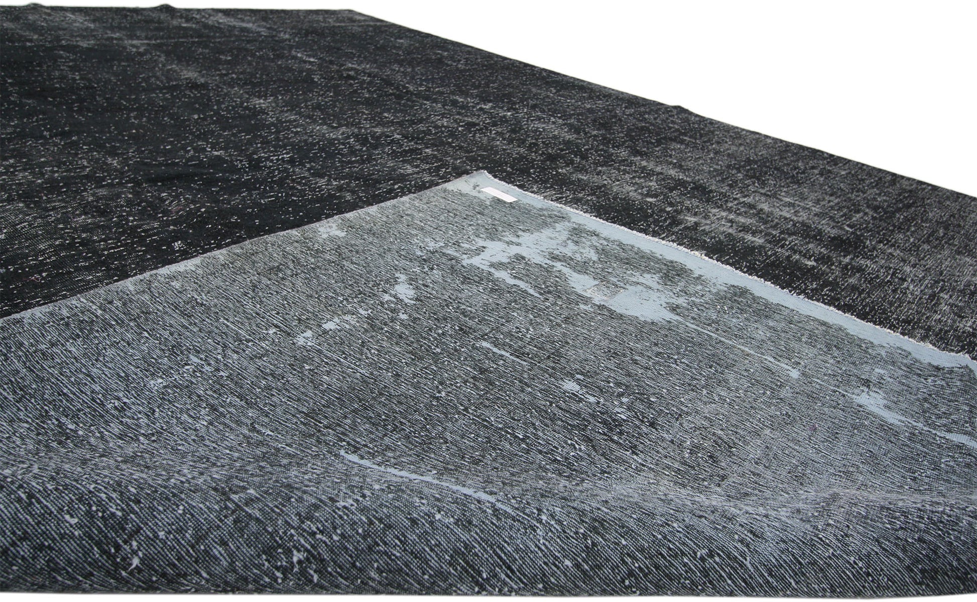 9 x 12 Vintage Distressed Overdyed Rug 60697