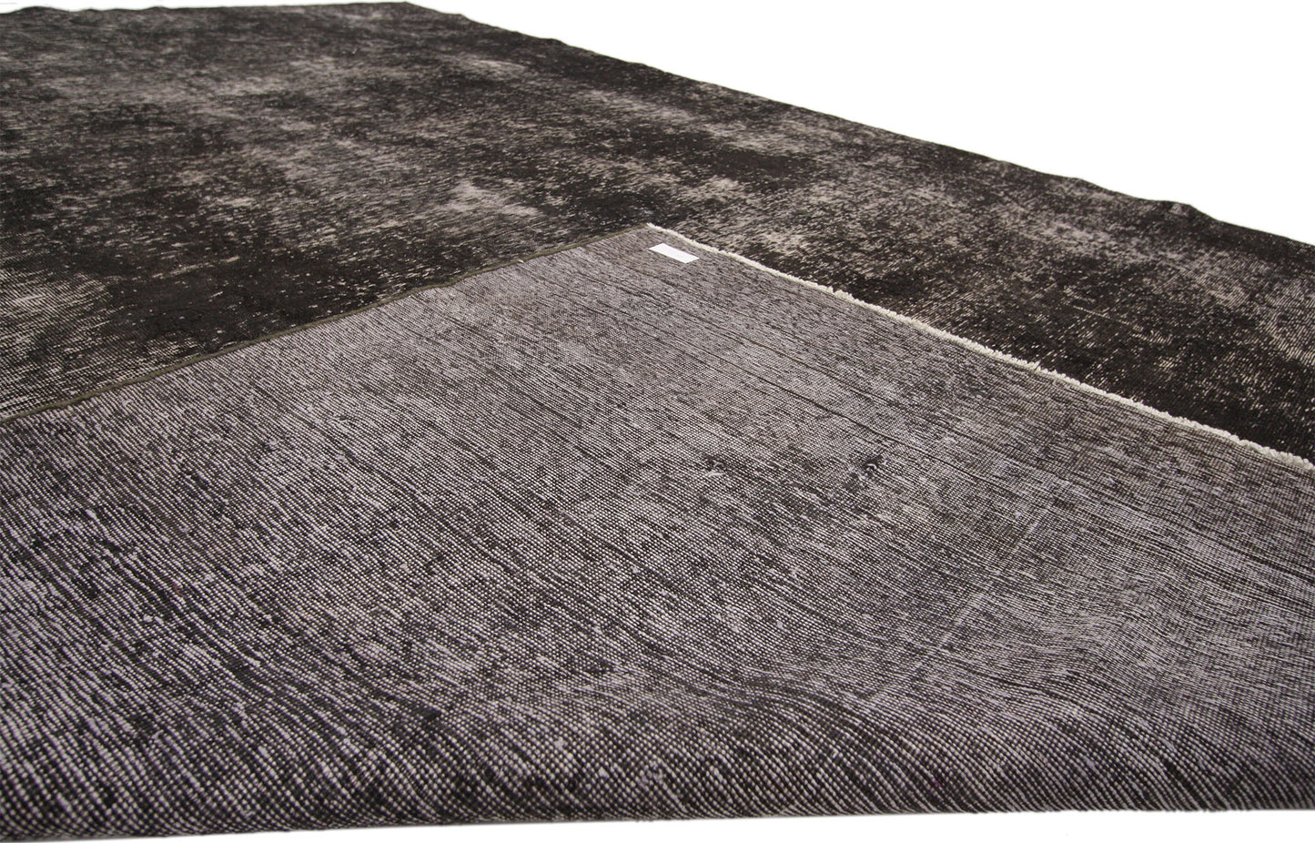 9 x 13 Vintage Distressed Overdyed Rug 60698