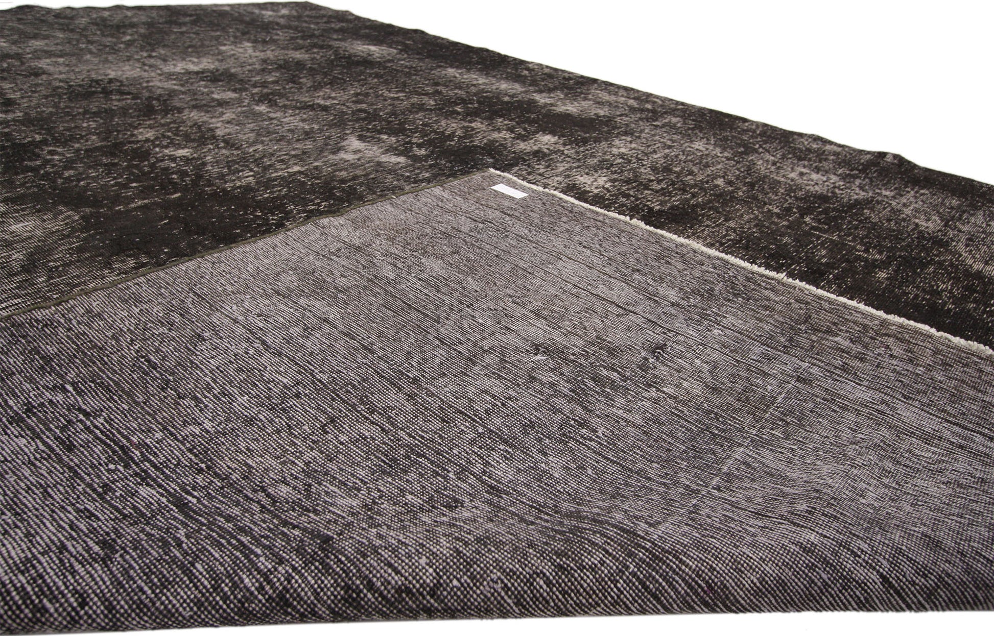 9 x 13 Vintage Distressed Overdyed Rug 60698